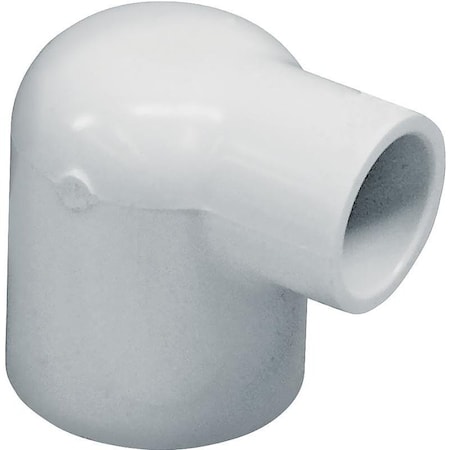 LASCO Reducing Pipe Elbow, 1 X 12 In, Slip, 90 Deg Angle, PVC, SCH 40 Schedule